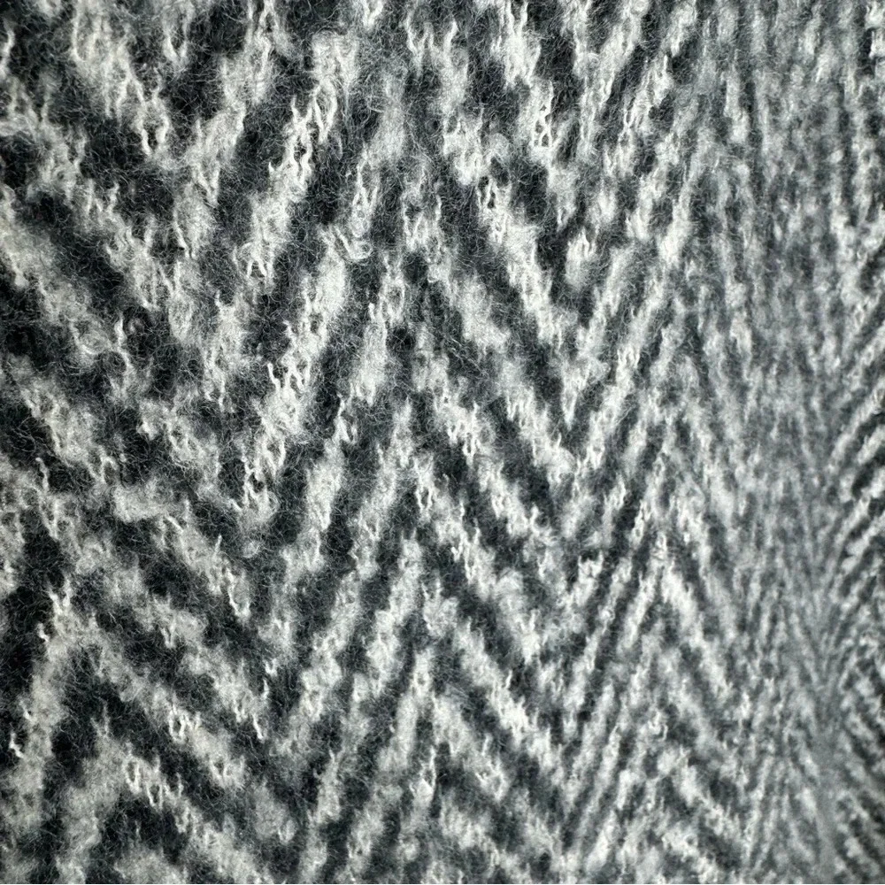 Marcus Adler The Lucia Large Scarf Wrap Black and White Herringbone NWT